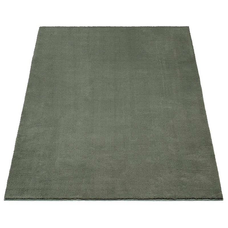The Carpet Relax - Modern Rug, Fluffy, Short Pile, Non-Slip Underside, Washable up to 30°C, Super-Soft, Fur Look, Forest
