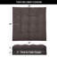 Coussins de fauteuil inclinable, coussins de siège épais de 20 x 20 x 5 po, coussins d'assise à double couche, taupe-122629368