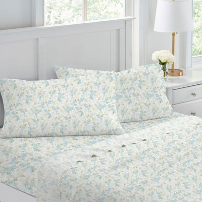 Laura Ashley Sateen Cotton Printed Sheet Sets