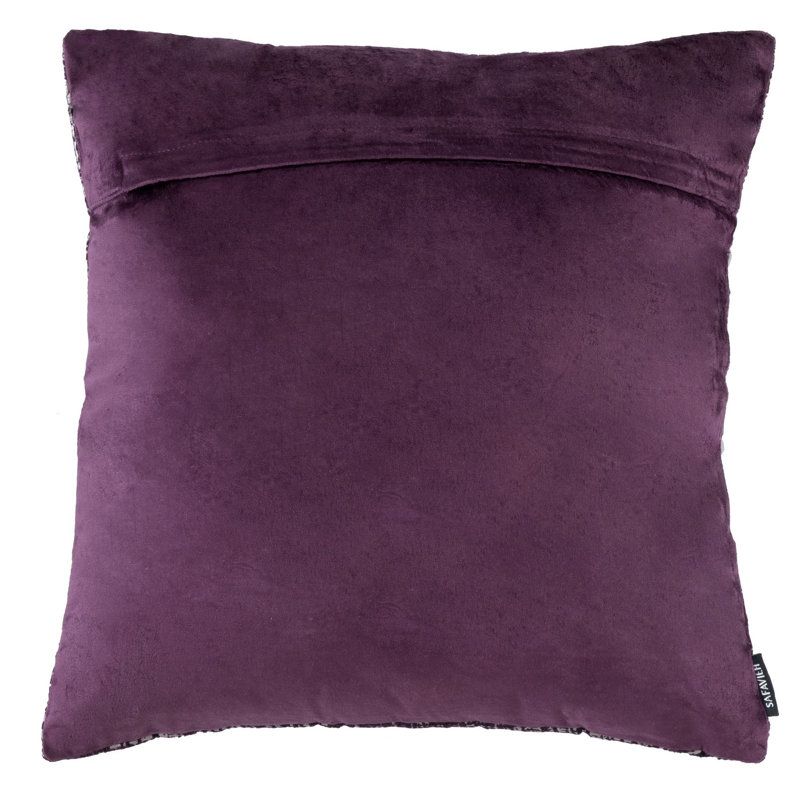 Velvet Reversible Throw Pillow, Burgundy