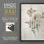 Blush Rose Botanical I, reproduction encadrée - bois massif-1765670972-1765670974