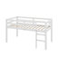 Lit mezzanine simple surélevé avec échelle-707785477