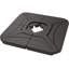 230 lb Base de parasol en PEHD brun foncé (ensemble de 4)-454325573