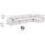 Canapé modulaire en similicuir 5 pièces Hinami-94482461