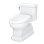 Guinevere 1.28 GPF Elongated Floor Mounted Bidet Toilet (Seat Included) with Auto Flush