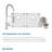 36" L x 20" W Double Basin Farmhouse Kitchen Sink
