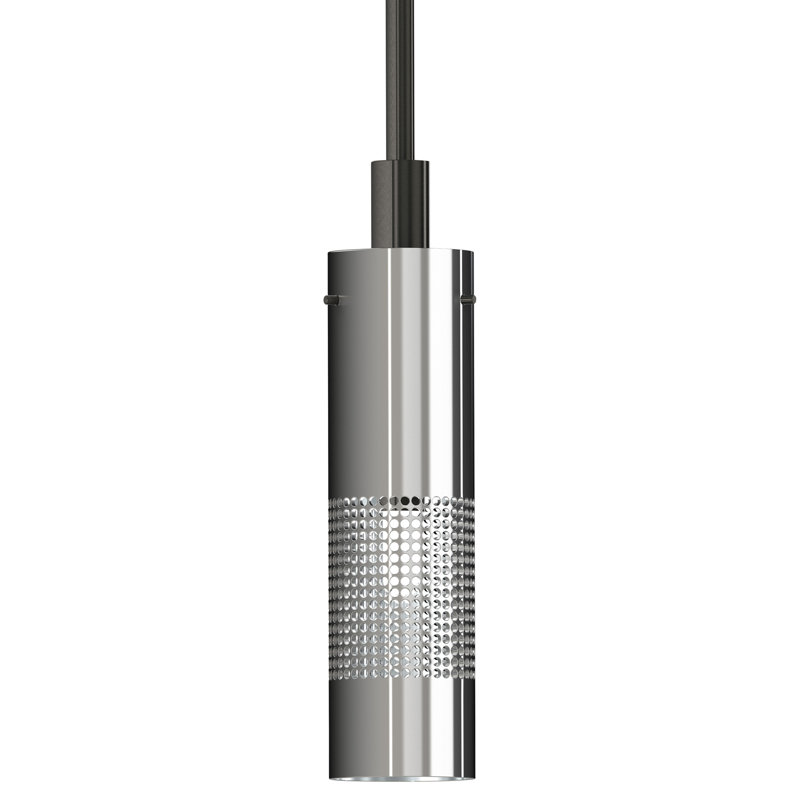 Rennen 1 - Light Black/Silver Single Pendant