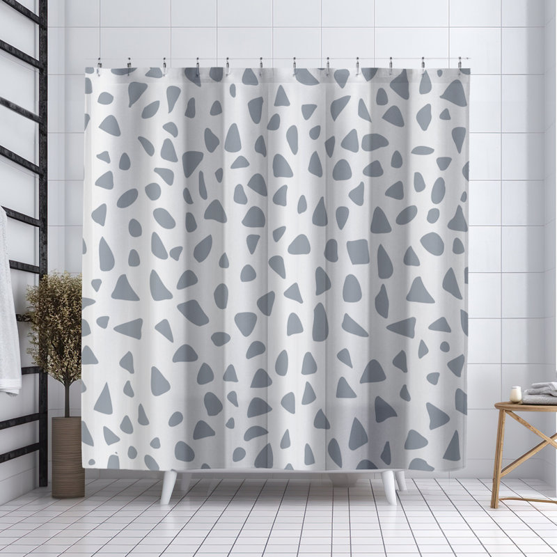 Coco Shower Curtain, Gray