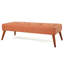 Banc de repose-pieds avec repose-pieds pour la fin du lit, repose-pieds capitonné pour le salon et la salle à manger du vestibule