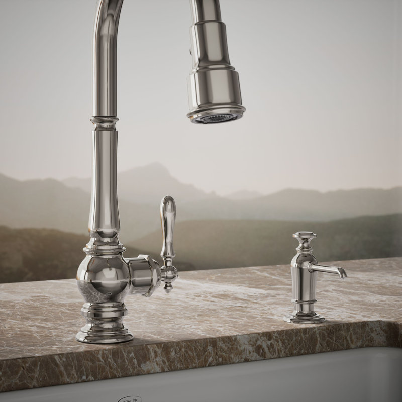 Artifacts Soap/Lotion Dispenser, Vibrant Polished Nickel