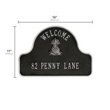 2-Line Wall Address Plaque