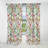Abstract Floral Pattern - Floral Velvet Blackout Curtain Single Panel-1348893553