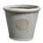 Rustic Style Rolled Rim Wide Vase Planter-87131650-87131649