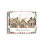 «Gingerbread Lane Homes Home Sweet Home» par Nicole DeCamp, reproduction d'art