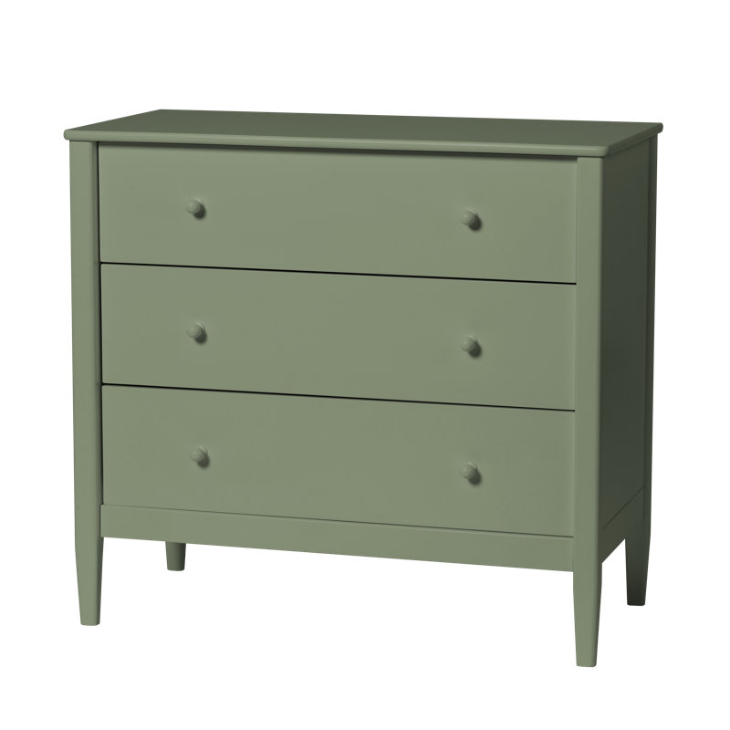 Little Seeds Clover 3-Drawer Dresser, Green
