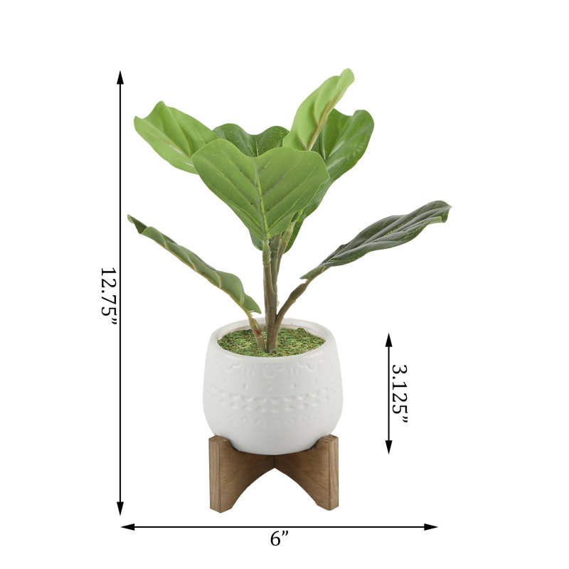 Figuier artificiel 8 po en pot