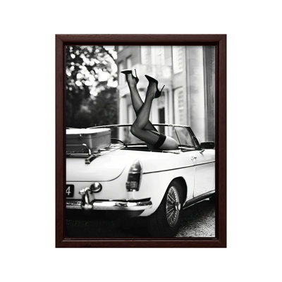 High Heels In Classic Car