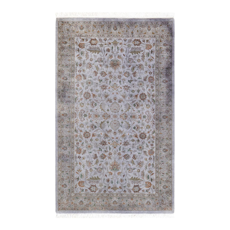 Fine Vibrance One-of-a-Kind 3' 2" X 5' 2" Hand Knotted Area Rug