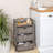 Stain Paper Rope 3 Drawer Chest -2077497811