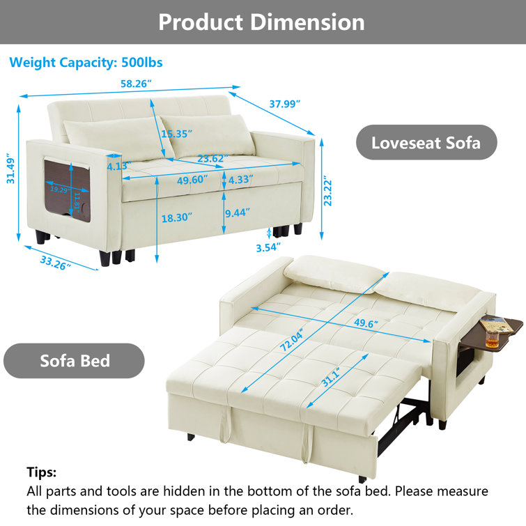 Sofá Cama Hinchable con Hinchador Eléctrico Incorporado de 188x152x64 cm.  Couch Bestway 75079