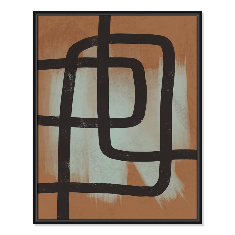 Many Paths Taken 2, 29.5" H x 23.5" W x 2" D, Black
