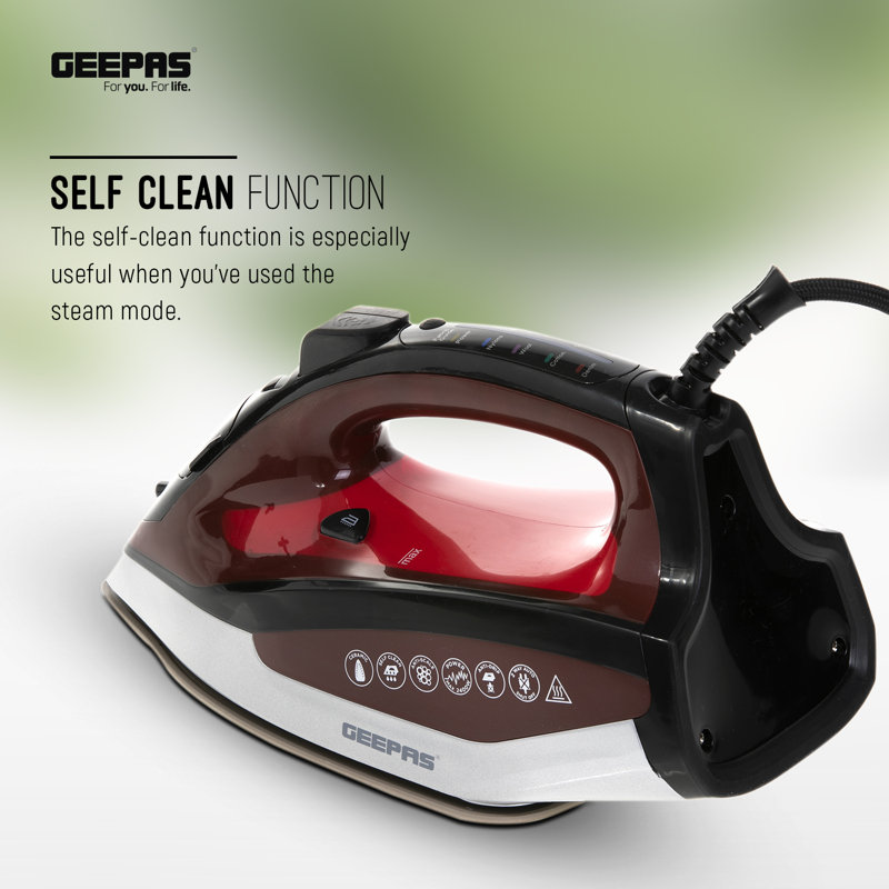 Geepas 2400W Non Stick Soleplate Iron