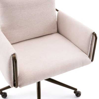 Arianna Height Adjustable Boucle Fabric Office Task Chair