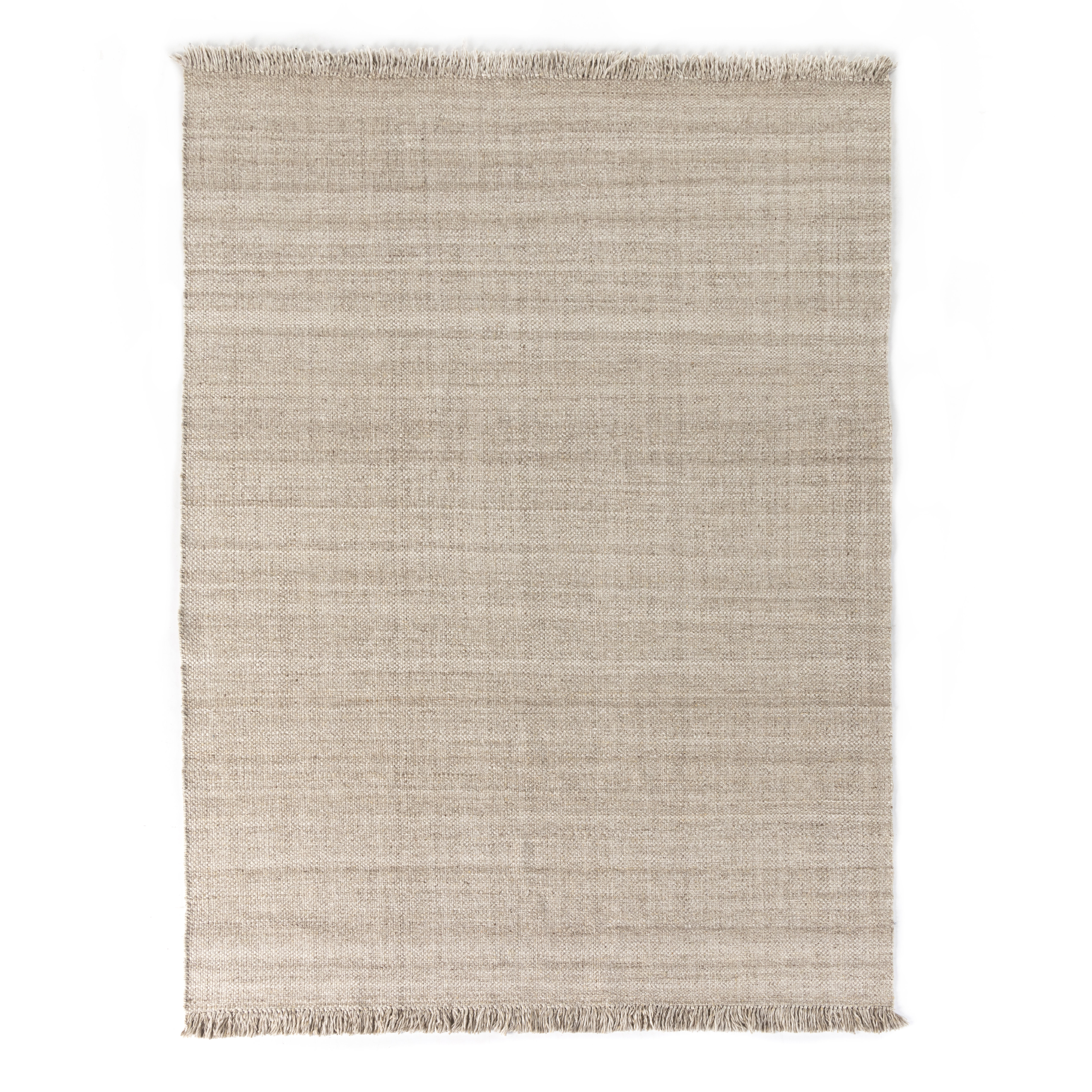 Neutral Polypropylene Rug Gracie Oaks Rectangle Yahsir Striped Handmade Polypropylene Area Rug in ...