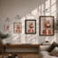 Botanical Mind Boho - Framed Print-826677506-826677529