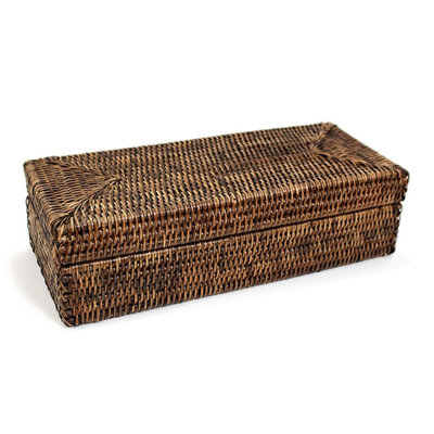 Boîte rectangulaire longue avec couvercle