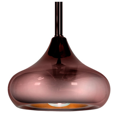 Leawood 1 - Light Copper Dome Pendant