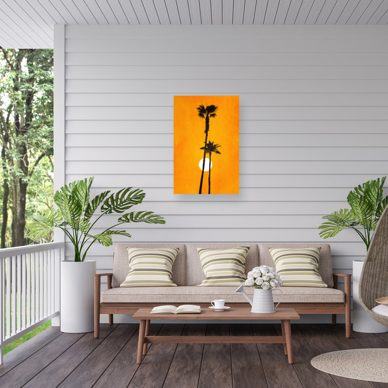 Rouleau de soleil bolologien sur toile, H 24 po x l 16 po