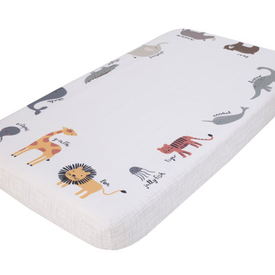 Drap-housse pour lit de bébé 100% coton NoJo