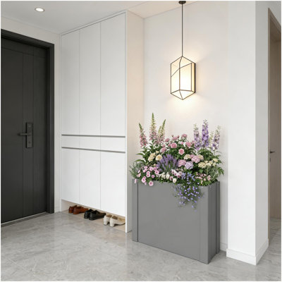Jardinière pour balcon, jardinière extérieure, lit de jardin surélevé (seulement jardinière)