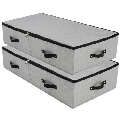 Ebern Designs Fabric Underbed Storage
