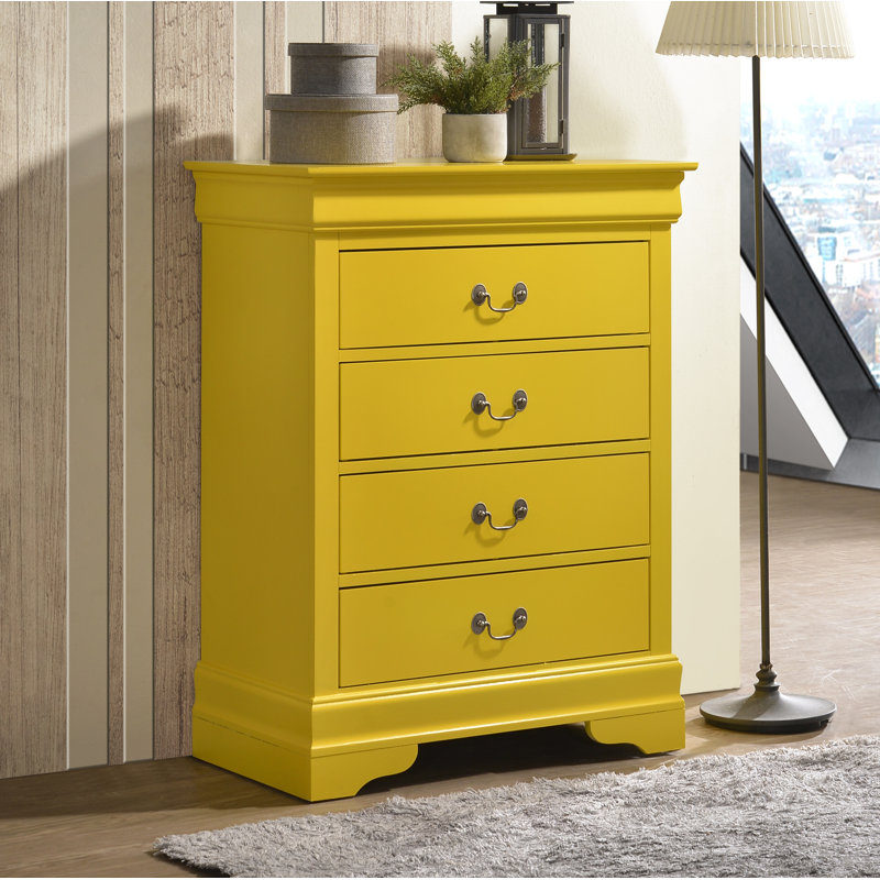 Louis Phillipe 31'' W Dresser, Yellow