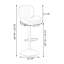 Chaise d'appoint noire (dossier de 6)-133573547-133573549