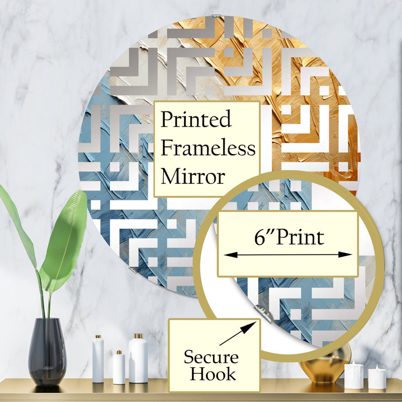 Circle Mirror, 31.4" x 31.4"