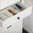 Kitchen Pantry Cabinet, 67” Tall 4-Door with Drawer &amp; Adjustable Shelves, White | MDF | Traditional Style