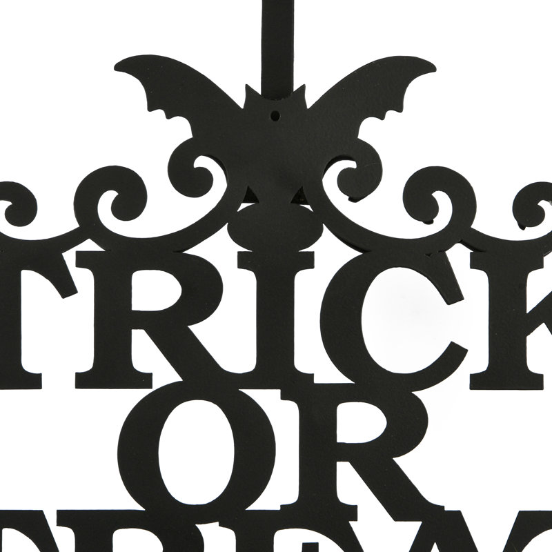 Porte-couronne 19 "Trick or régal" Halloween