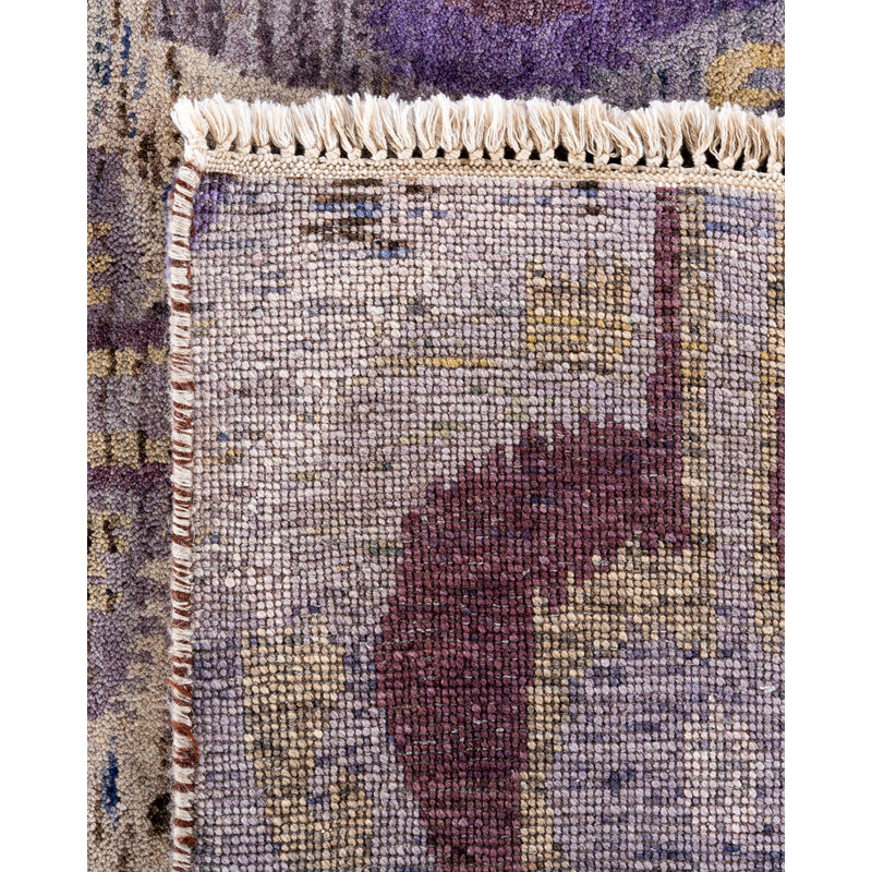 Overdyed One-of-a-Kind 9' 0" X 12' 3" Hand Knotted Area Rug