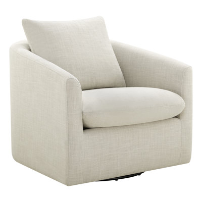 Menta Upholstered Swivel Accent Chair
