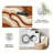 Terracotta Beige Wave carpet-easy to clean, machine-washable, soft and comfortable; suitable for door mats, kitchens, living rooms, bedrooms, corridors, and laundry areas. Easy to clean, durable carpet for home decoration.-130037199