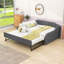 Lit de jour double rembourré avec couchette simple et ports USB