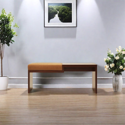 Tabouret de magasin de vêtements en bois massif