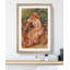 Woman Daydreaming by Pierre-Auguste Renoir - Picture Frame Painting-62805439-62805434