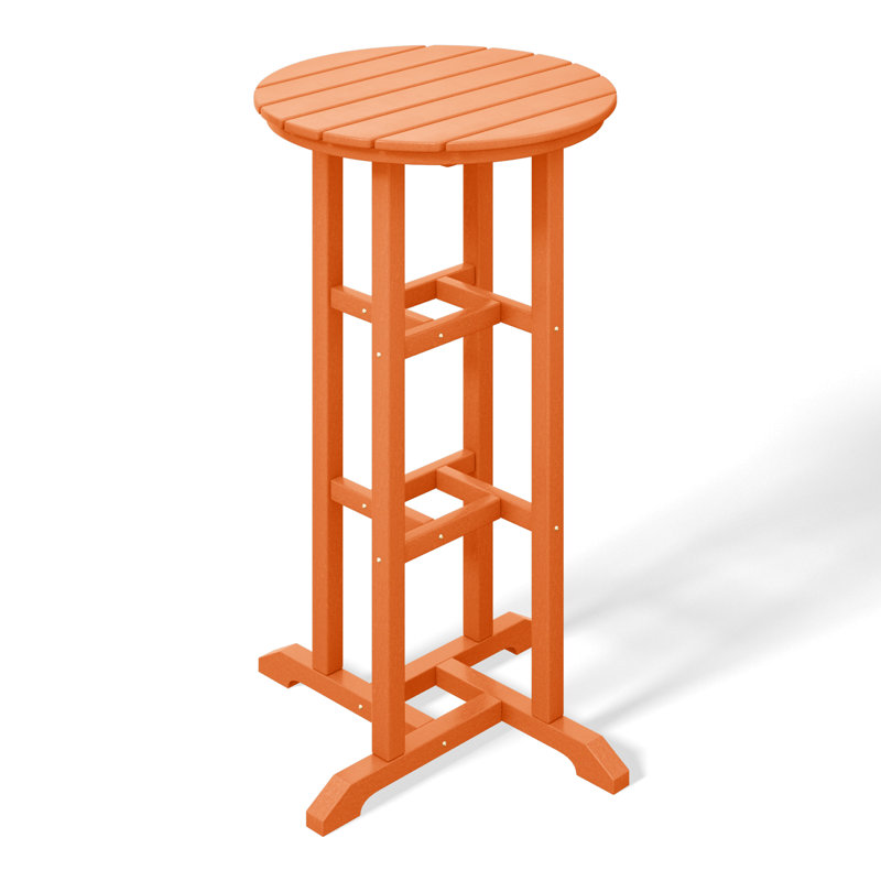 Table de bar d'extérieur Laguna, Orange,  42'' H X 24'' D X 24'' W