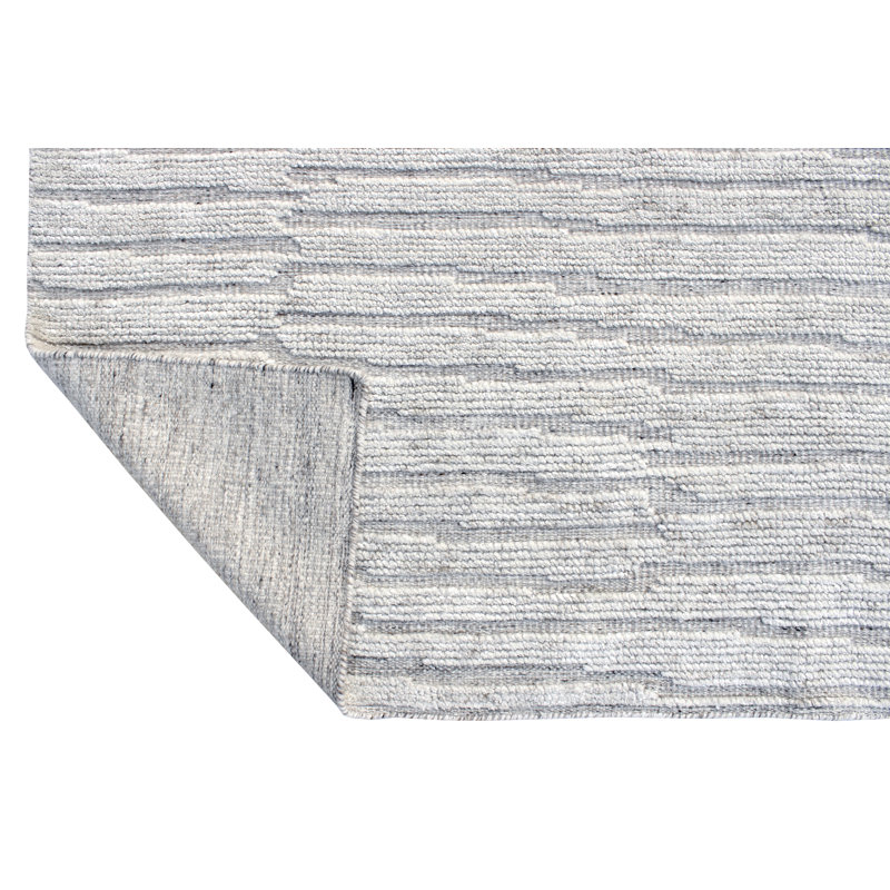 Area Rug in Black/Light Gray, Rectangle 4' x 6'
