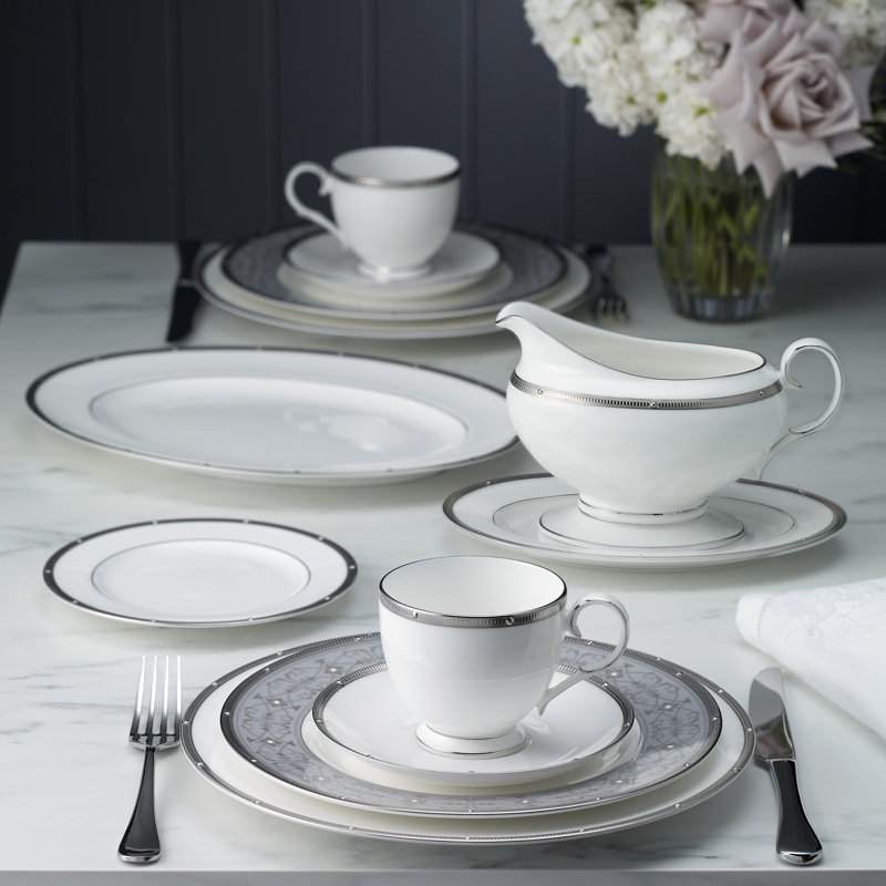 Plateau Noritake Rochelle, 16 po, Or