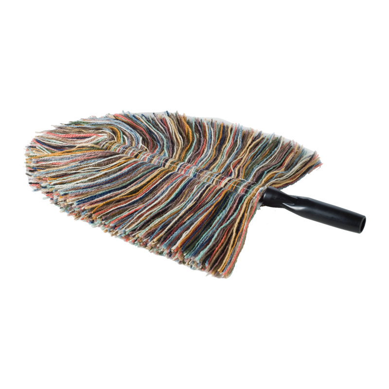 COMBO - All Natural Wool Dust Mop with Wool Duster, 1" H x 17" W